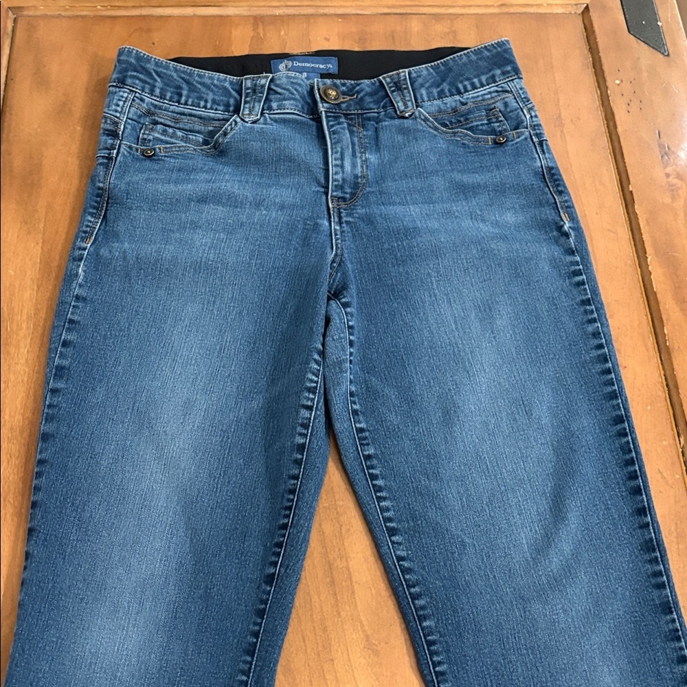 Democracy Absolution Blue Denim Jeans Size 8 - Picture 2 of 14